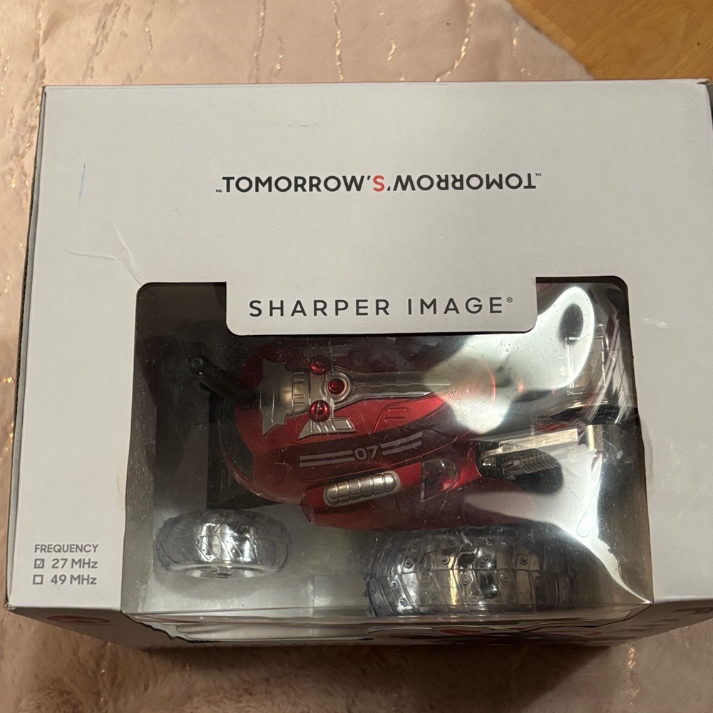 Sharper Image Red and Silver Remote Control Vehicle